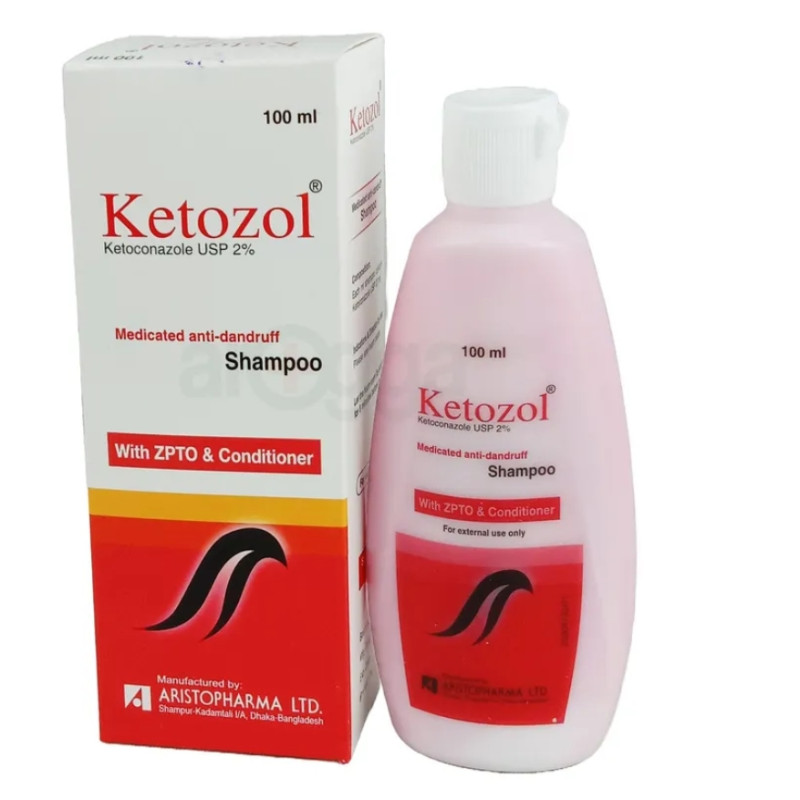 Ketozol shampoo খুসকি ও চুলকানি জন্য